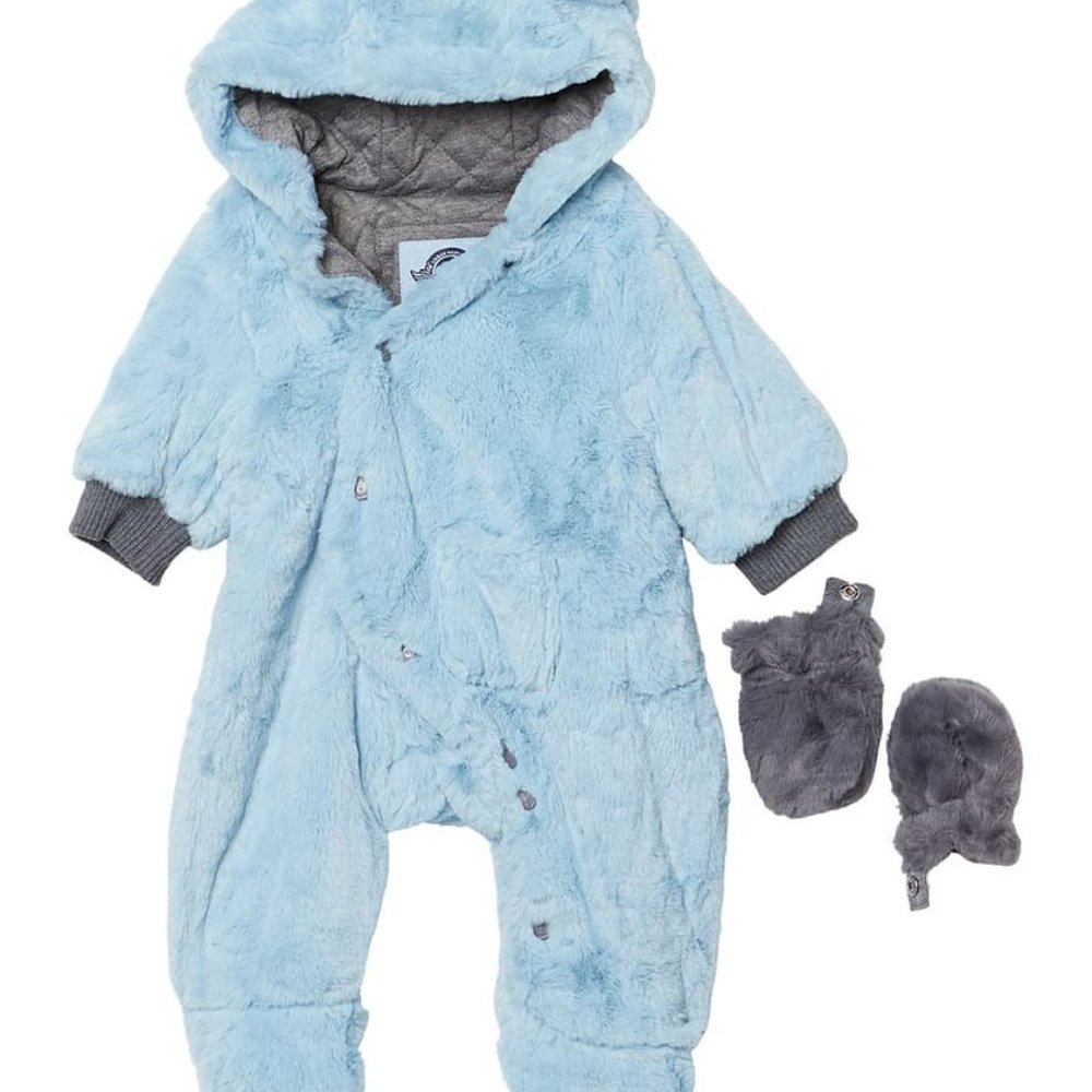 NEW Urban Republic Woobie Hooded Faux Fur Bodysuit